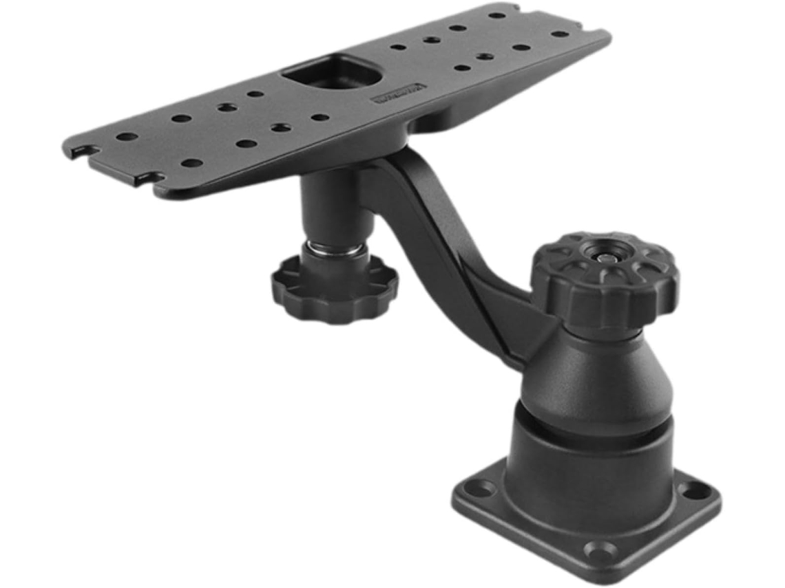 Soporte De Montaje Para Sonda De Pesca Con Rotación De 360° Y Placa Universal Compacta