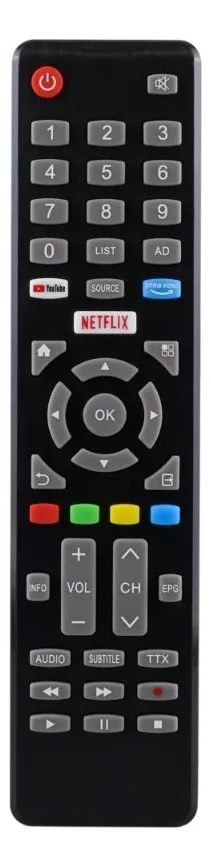 Mando a distancia compatible con Smart TV Ghia Directvayotoy