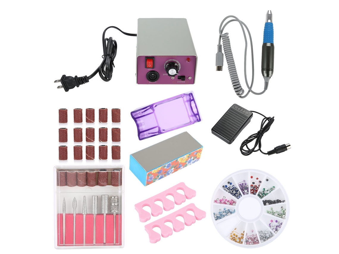 Rebe-kit Herramienta eléctrica profesional para manicura y pedicura Pulidora de uñas