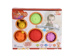Juego De 6 Pelotas Sensoriales De Textura Suave Para Bebés De 3 Meses En Adelante.