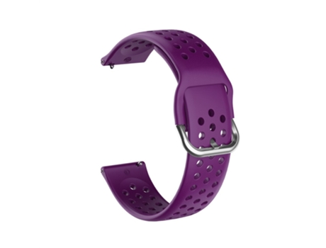 Correa de Silicona 22mm orificios redondos transpirables con pasador de liberación rápida para Samsung Galaxy Watch3 45mm SM-R840/Garmin Vivoactive...
