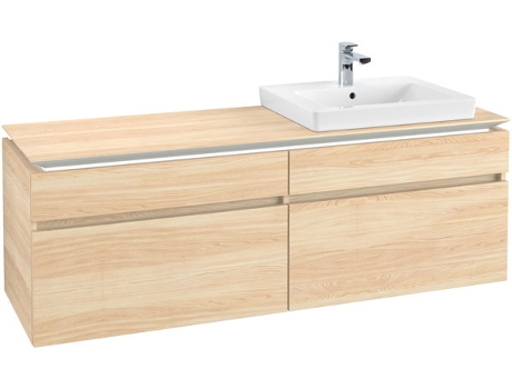 Villeroy &amp Boch Legato Vanity unit B675 1600x550x500mm lavabo a la derecha iluminación LED