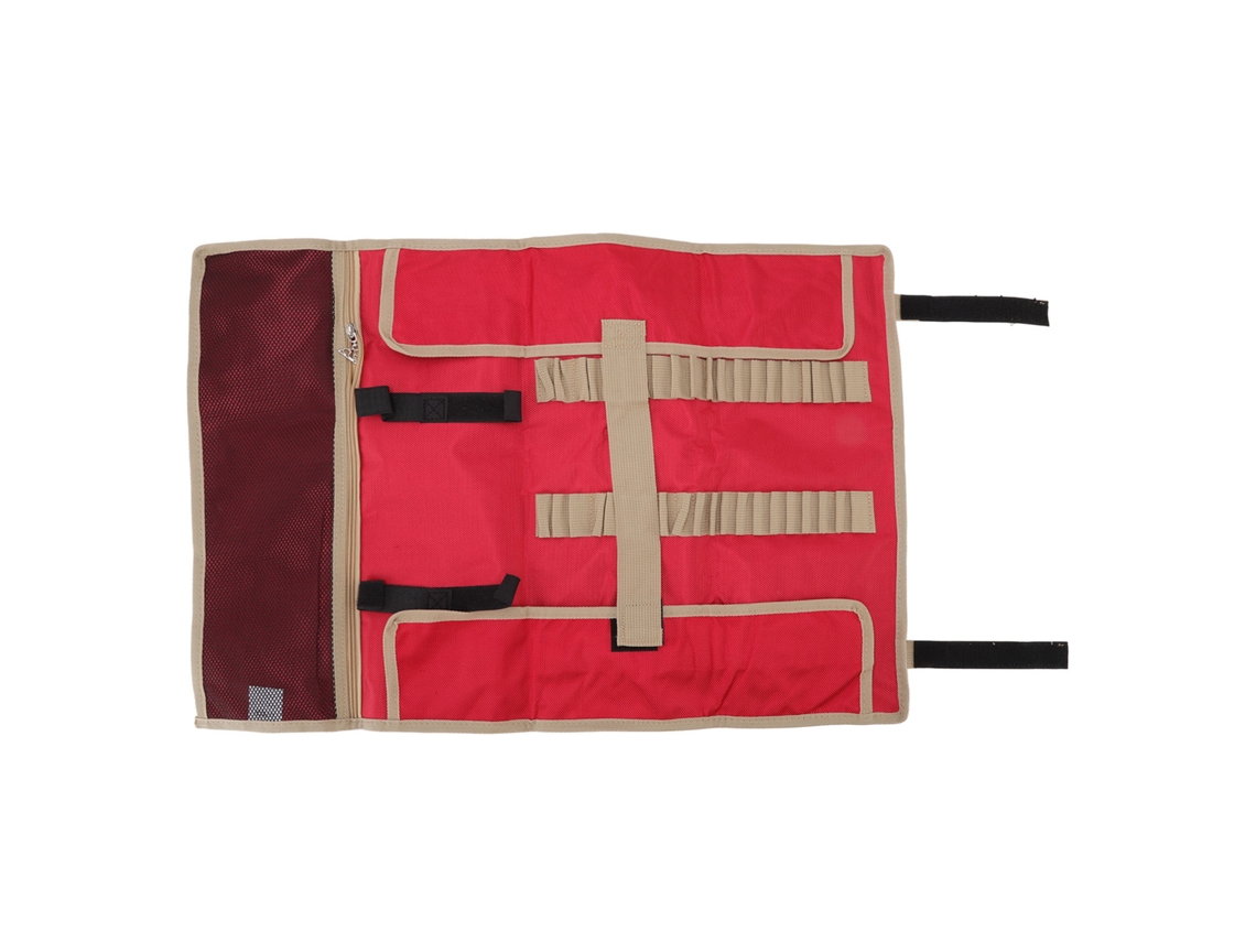 Bolsa Grande Multiusos De Tela Oxford Para Estacas De Tienda De Campaña Para Acampar Al Aire Libre - Roja