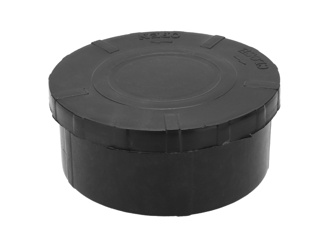 Silenciador para compresor de aire con caja redonda de plástico, Hilo Grueso G1 33, diámetro de entrada 90 mm