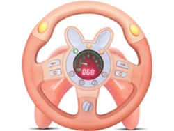 Volante Juguete Infantil Chrui Para Asiento Trasero Con Llave Y Música (rosa)