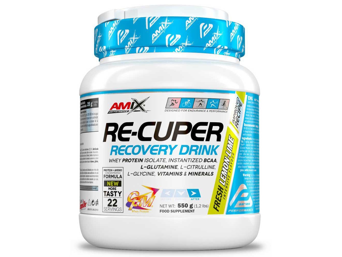 Complemento Alimentar AMIX Re-Cuper Recuperação 550G Lima&amp;Limão