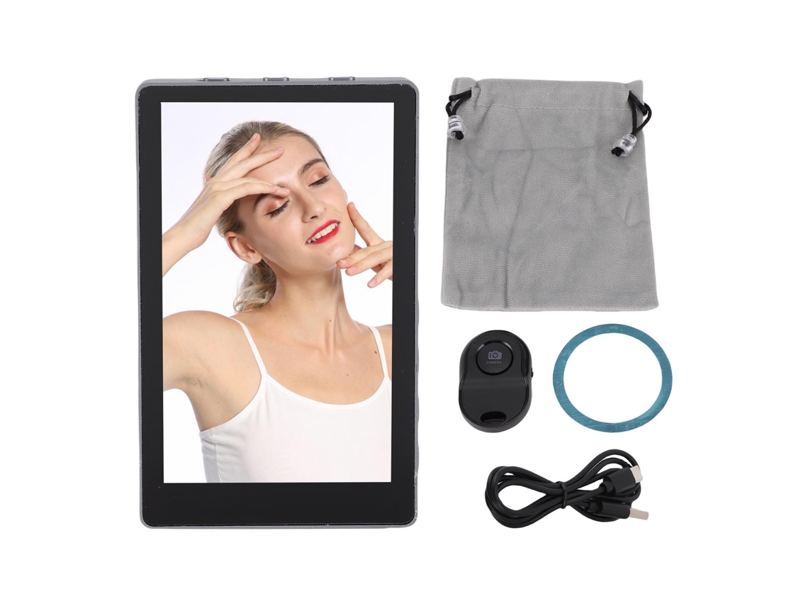 Pantalla De Selfie Inalámbrica Magnética De 3.97 Pulgadas Con Control Remoto Para Ios Android Negro