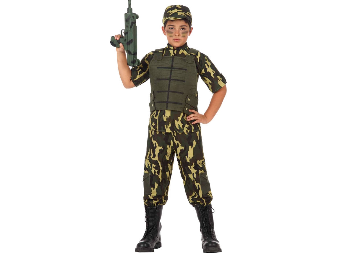 Disfraz de Niño DISFRAZZES Camuflaje Militar (Talla: 10 a 12 años)