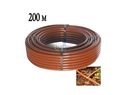 Tuberia Polietileno 16 Mm 200 Metros Marron Sin Goteros SUINGA