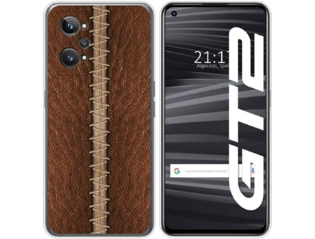Carcasa para Realme GT 2 5G TUMUNDOSMARTPHONE Dibujos Cuero 01 Multicolor