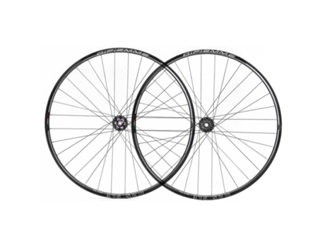 Par Rodas Mtb N25 Sle 27.5-29” 6B Disc Tubeless Preto 15 X 110 / 12 X 148 Mm / Shimano/Sram Hggipiemme