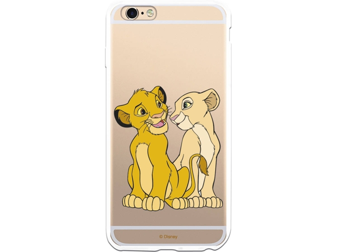 Carcasa iPhone 6 Plus, 6s Plus DISNEY Simba y Nala Multicolor