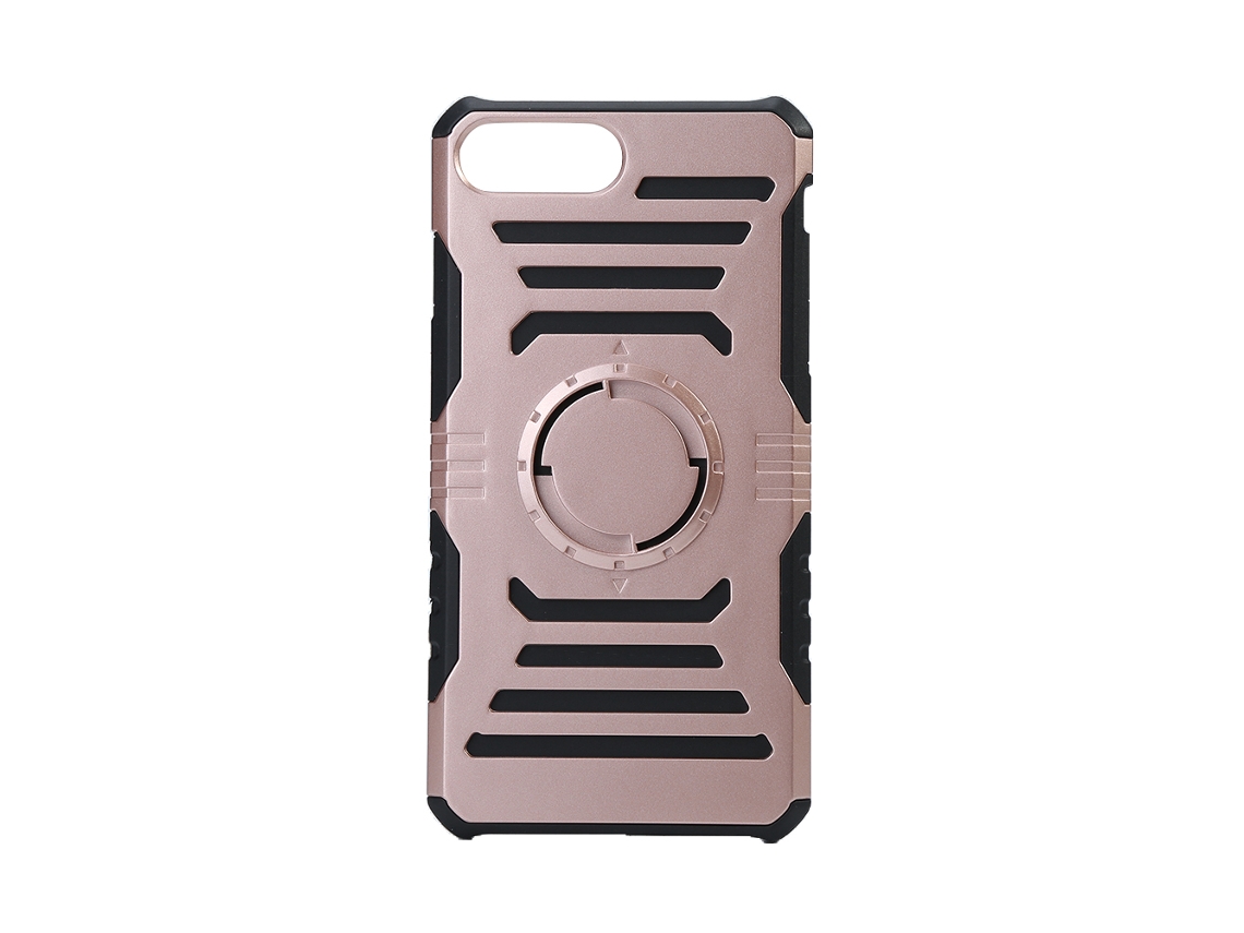 Caja Protectora (hoja De Hierro Para Montaje En Coche, Protección Contra Caídas) Iphone7 Plus (rosa Oro)
