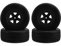 Ruedas y neumáticos hexagonales de 12 mm para coches RC SFUSHOS