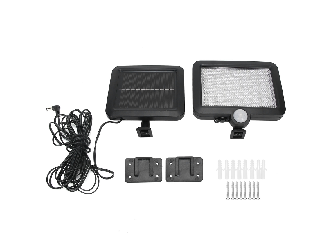 2026-lámpara Solar Led De 56 Bombillas Con Sensor De Movimiento Para Jardín, Césped, Exterior, Pared Y Hogar, Foco Abs