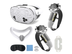 Set De 7 Fundas Protectoras De Tpu Para Meta Quest 3s, Antideslizantes Y Anticaídas Digitallab (blanco)