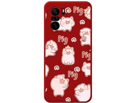 Carcasa Xiaomi Mi 11i 5G TUMUNDOSMARTPHONE Cerdos Rojo