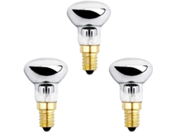 Rebe-bombilla Lava E14 R39 25w Regulable, Luz Blanca Cálida 2600k, 250lm, Para Lámparas Burbuja, Cohete Y Glitter, Pack De 3