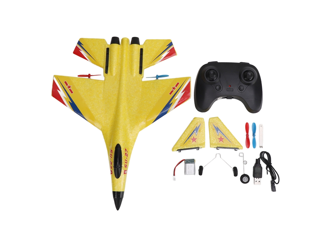 Yncm-avión A Control Remoto De Ala Fija 2.4g Profesional Simulación Inalámbrico Para Niños Regalo Colección
