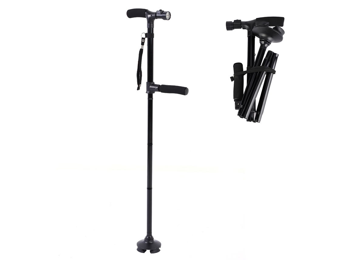 Tubo mágico plegable LED antideslizante para personas mayores