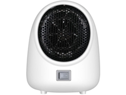 Mini Calefactor De Mesa Ptc De 350-400 W Con Termostato Y Protección Contra Sobrecalentamiento, Blanco.