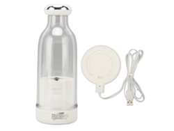 Licuadora Portátil Para Batidos Y Licuados Con 6 Cuchillas Y Batería De 2000 Mah, 380 Ml, Blanca.