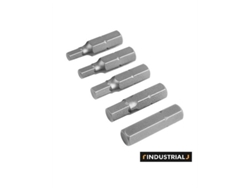 Juego de puntas hexagonales Tolsen de 5 piezas