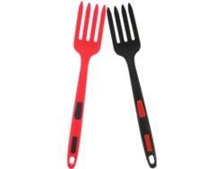 Juego De 2 Tenedores De Silicona, Tenedores De Cocina Multifuncionales, Resistentes Al Desgaste Y Ergonómicos.