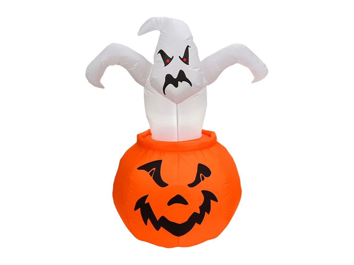 Lámpara inflable de calabaza 110-240v Enchufe europeo