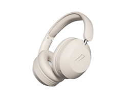 Auriculares inalámbricos estéreo Hi-Fi giratorios con baja latencia y cancelación de ruido, color beige
