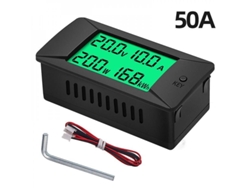 Medidor Digital De Cc 0-300v 50a/100a/200a/300a Lcd 4 En 1 Voltaje Corriente Potencia Energía Con Derivación Integrada Yus Dc0-300v 50a