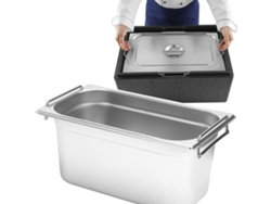 Contenedor Gastronorm Gn 1/3 con asas retráctiles 325x176x150mm 5.7l HENDI 817445