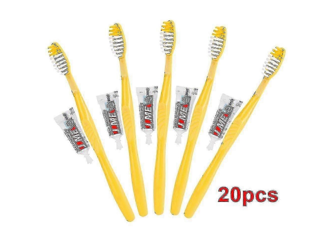 Cepillo de dientes desechable para hotel, portátil, manual, pasta de dientes, Rosewell, 100/50/20 unidades