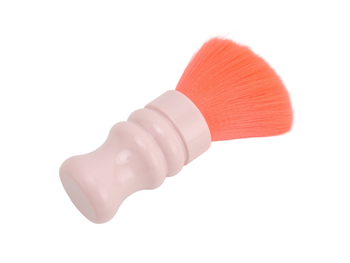 Pincel Para Duster De Cuello Con Cerdas De Nylon Mango Ergonómico Portátil Para Barbería Y Hogar