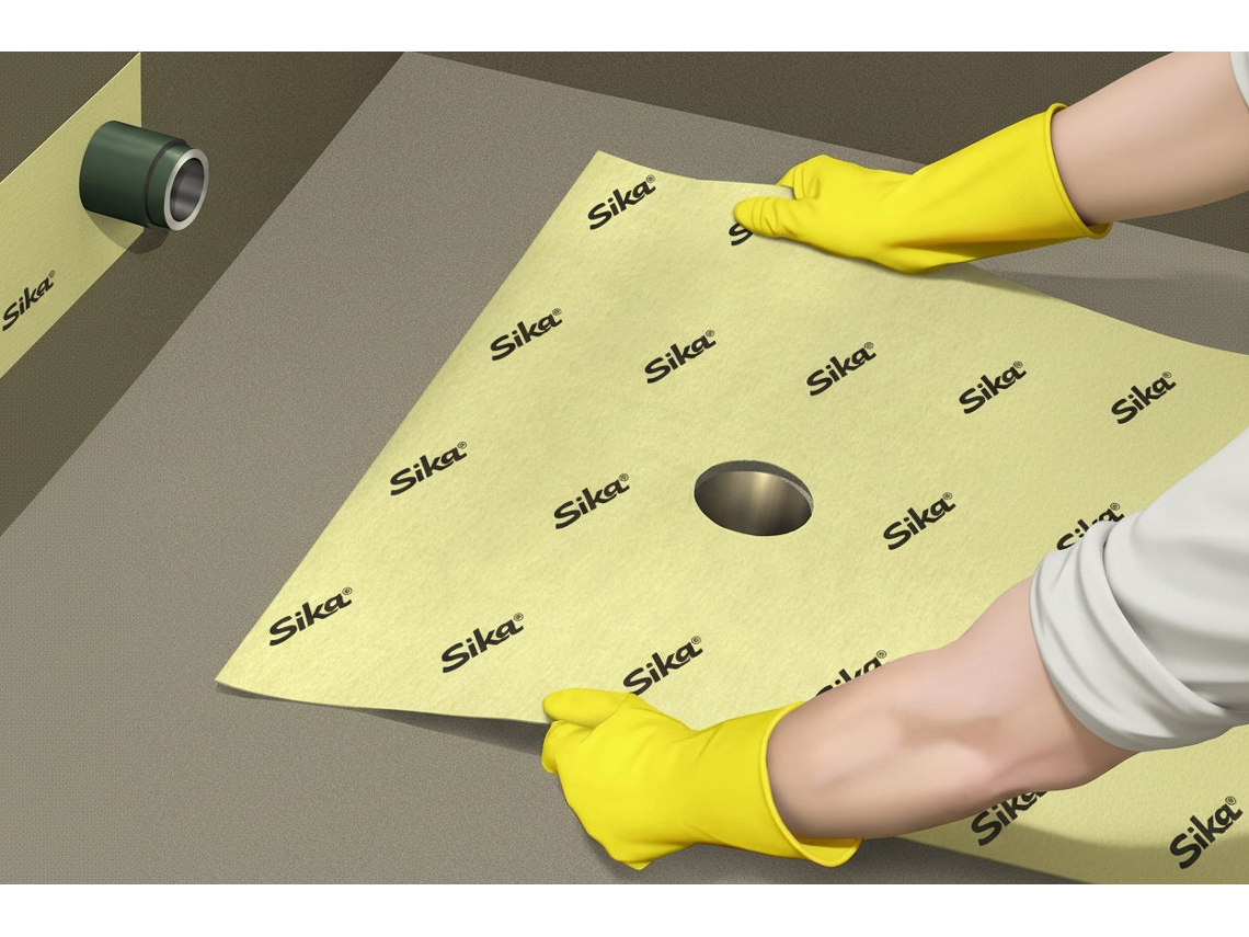Sika® Sealtape F - Sellado Elástico De Platos De Ducha Etc. Parche Suelo 10 Piezas / Unico