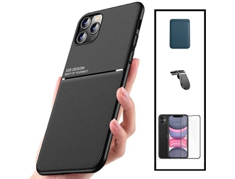 Carcasa + Soporte L Safe Driving iphone 13 Pro PHONECARE Magnetic Lux Negro 88551
