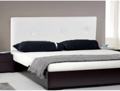 Cabecero DECORQUALITY Dublín (Blanco - Polipiel - 105 x 70 cm)