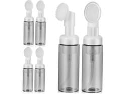 Juego De 6 Botellas Dispensadoras De Espuma Transparentes Con Bomba Recargable Para Champú