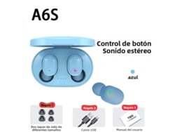 (azul) Auriculares Inalámbricos Bluetooth 5.0 Con Cancelación De Ruido, Control Táctil Hif Estéreo Deportivo.
