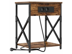 Maison Exclusive - Armario De Noche Roble Ahumado 41 X 31 X 51 Cm
