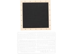 Tablero De Madera Con Almohadilla De Fieltro, Pequeña Bandeja Reutilizable Para Dejar Mensajes.