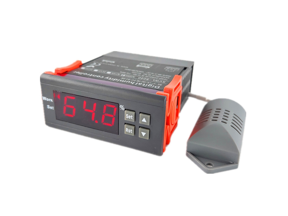 Controlador De Humedad Digital De Alta Precisión Con Pantalla Led Svwl-8040 Para Humidificador Ac220v