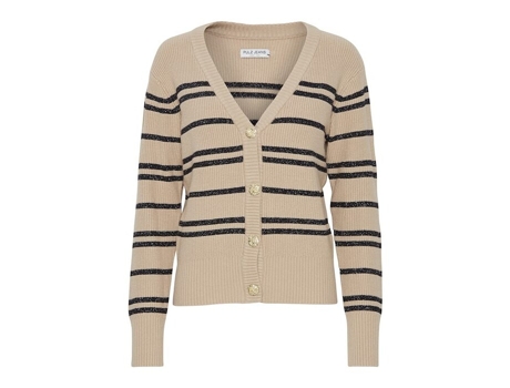 Cardigan de Mujer PULZ JEANS Cárdigan Pallas Beige (XS)