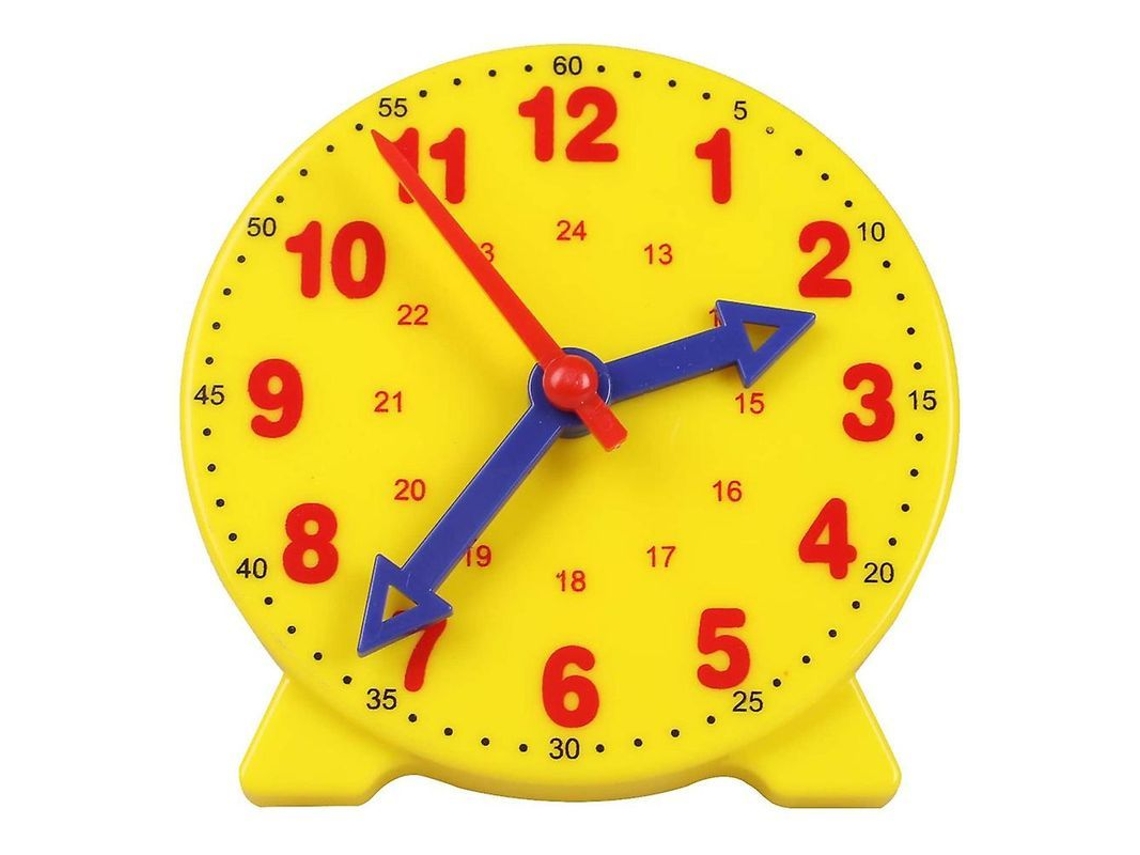 Reloj Educativo Para Que Los Niños Aprendan A Leer La Hora (formato 12/24 Horas) Con Engranajes Para Primaria.