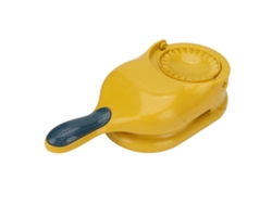 Molde Manual Portátil 2 En 1 Para Hacer Dumplings, Color Amarillo.