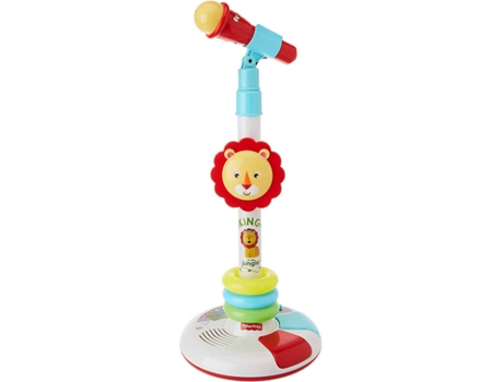 Juguete Musical FISHER PRICE Micrófono de Pie con Luces y Sonidos (Edad Mínima: 2 Años)