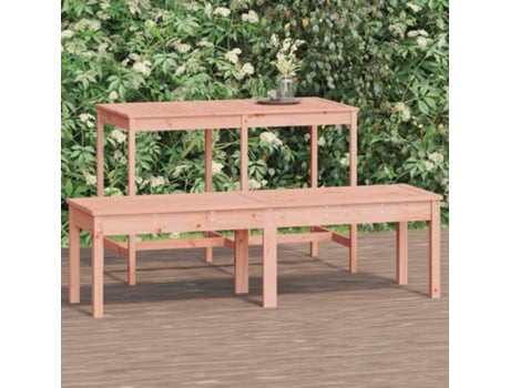 Banco De Jardín VIDAXL Marrón Madera (159.5x44x45 cm)