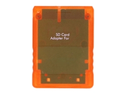 Adaptador de tarjeta de memoria para consola Sio2 3000x 9000x Naranja Transparente