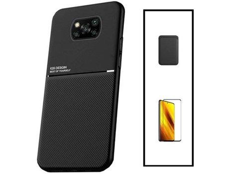 Funda y Protector Xiaomi Redmi Poco X3 Pro PHONECARE Magnetic Lux Negro