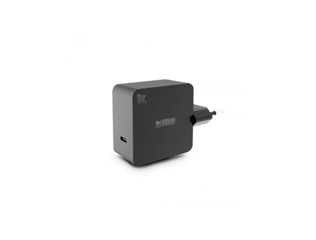Cargador para Portátil URBAN FACTORY GPS65UF (Negro - 65 W)